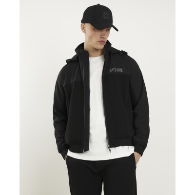 Black Hooded Premium Bomber Jacket