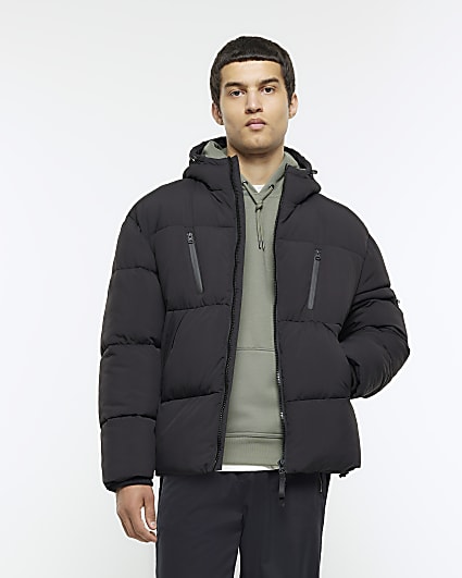 discount 95% Gray/Brown/Blue L MEN FASHION Coats Basic Bossini Puffer jacket 