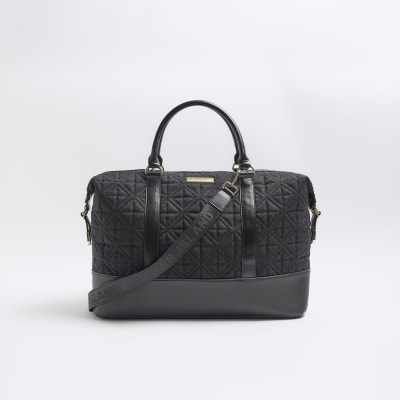 River Island Sac week-end - black/noir 