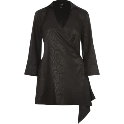 snake print playsuit river island