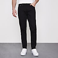 Black Jimmy tapered jeans
