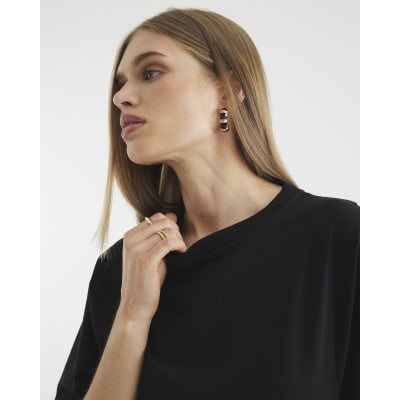 Haut Kimono River Island Femme – Taille 6, Manches 3/4, Occasion Très Bon état – Multicolore