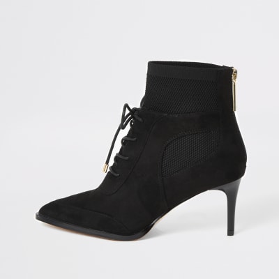 river island lace up ankle boots