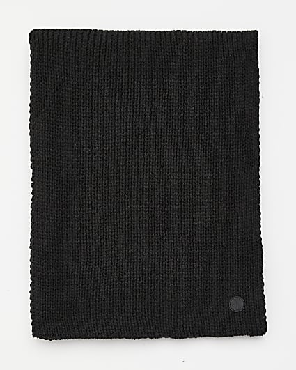 Black Knitted Scarf