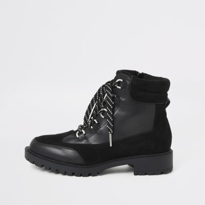 womens chunky hiker boots