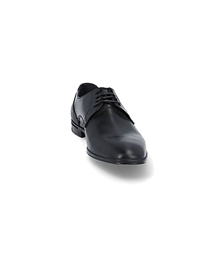 360 degree animation of product Black lace up derby shoes frame-20