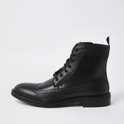 brogue boot black