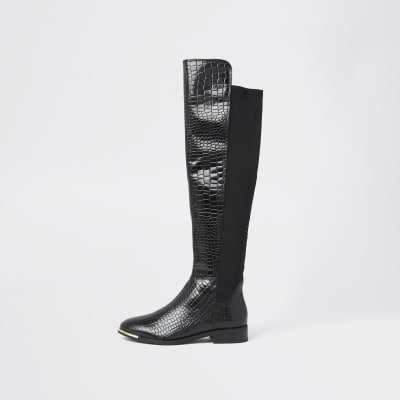 knee high boots sale black