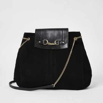 river island chain slouch bag