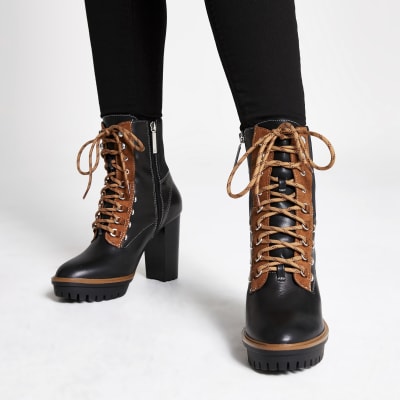 heeled hiking boots fashion