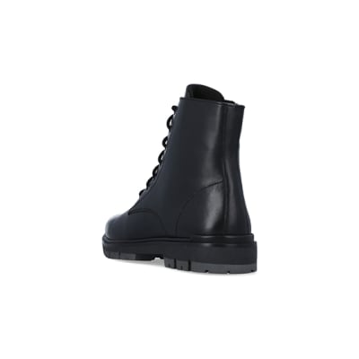 River island leather ankle 2024 boots