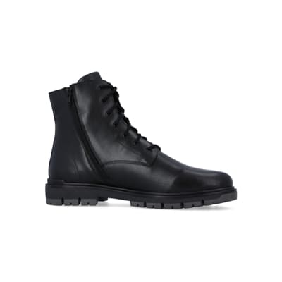 Mens black lace outlet up chelsea boots