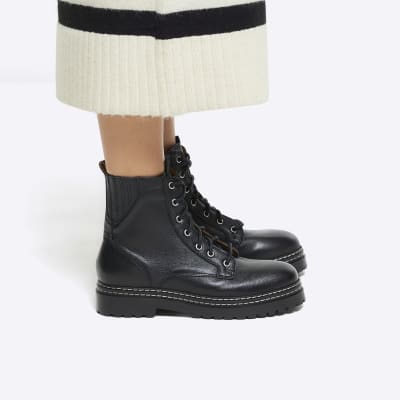 River island lace up on sale boots