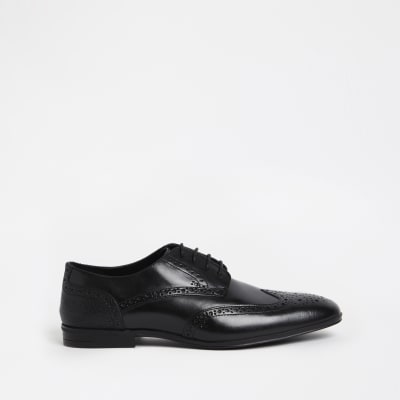 Luxury Embossed Leather Dress Men Shoes Black Wedding Shoes