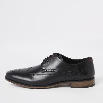 river island black brogues