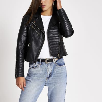 river island girls biker jacket