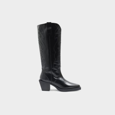 Cowboy boots river island best sale