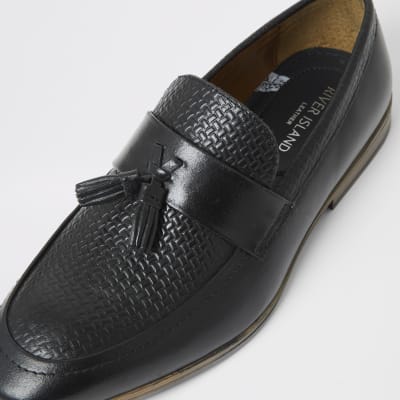 river island woven loafers