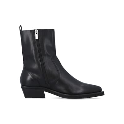 River island best sale western ankle boots