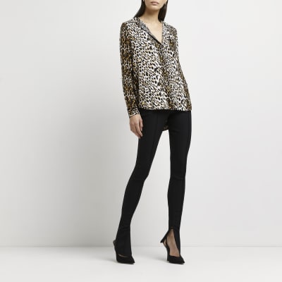 river island leopard print shirt