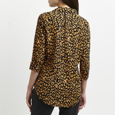 leopard print shirt river island