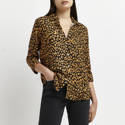 leopard print shirt river island