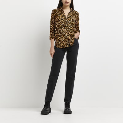 leopard print shirt river island