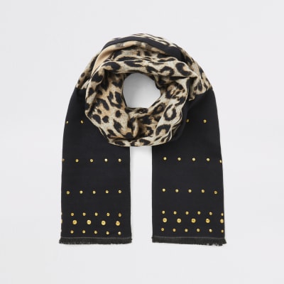 river island leopard trainers