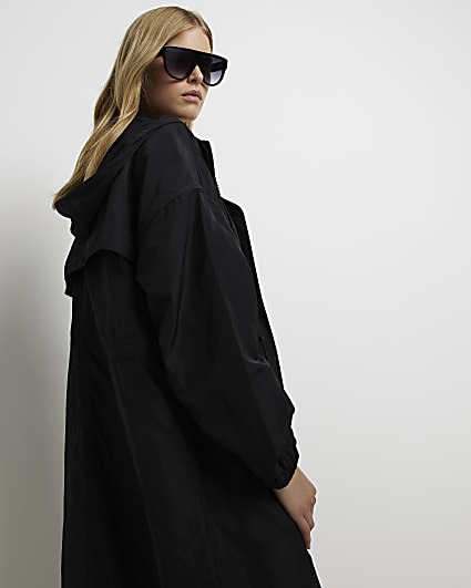 Black lightweight coat