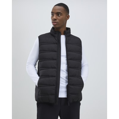 Black Lightweight Puffer Gilet