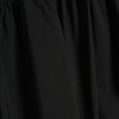 natasha mini dress black Bubble Hem Mini Dress-Black// PETITE M main image 1