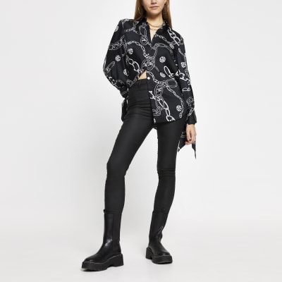 chain print shirt river island