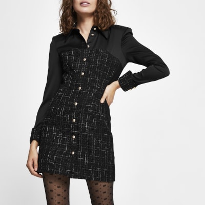 long sleeve shirt and dress