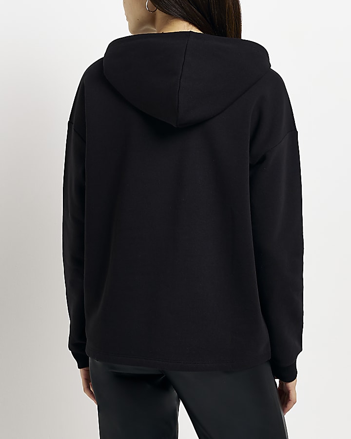 Black long sleeve hoodie