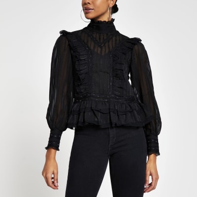 frilly blouses river island