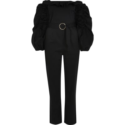 white long sleeve pantsuit