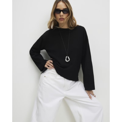 Black Long Sleeve Sweatshirt