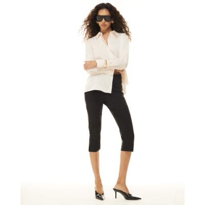 Long Stretch Capri Trousers