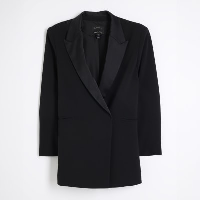 River island longline blazer clearance