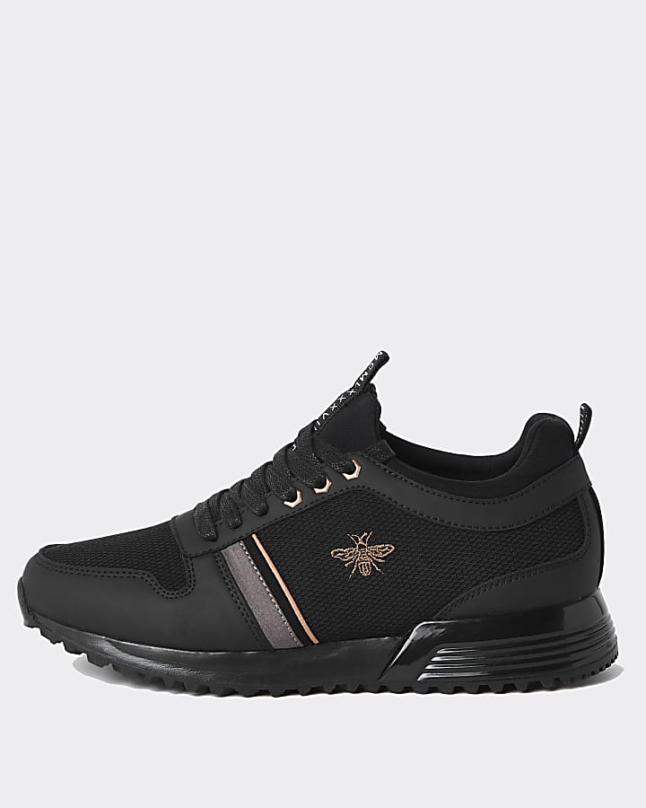 Black ‘MCMLXXVI’ lace-up trainers