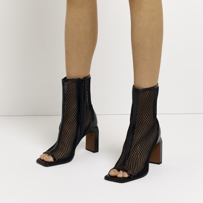 river island mesh heels