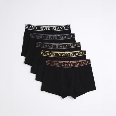 Black Metallic RI Pack Of 5 Trunks