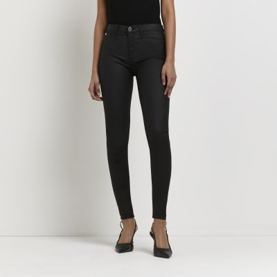 River island molly faux best sale leather trousers