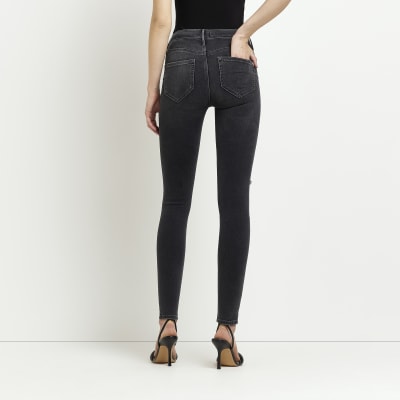 river island black molly jeans