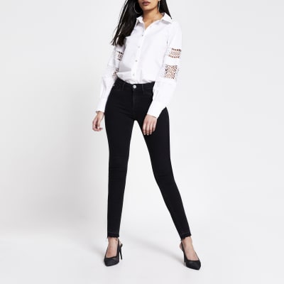 black molly mid rise jeggings