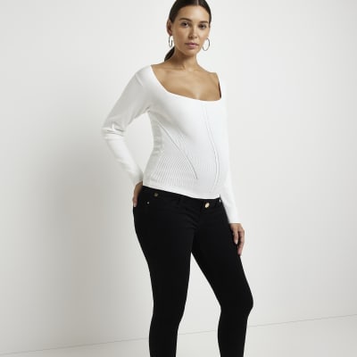 river island black molly jeans