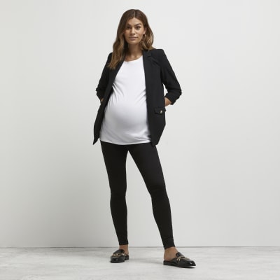 black maternity jeans