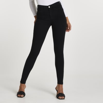 river island black molly jeans