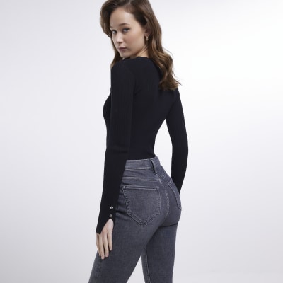 river island black molly jeans
