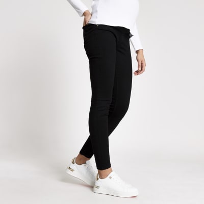 Black Molly underbump maternity jeggings